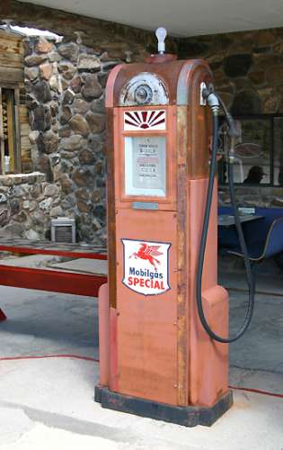 gas station pump. Old Gas Pump